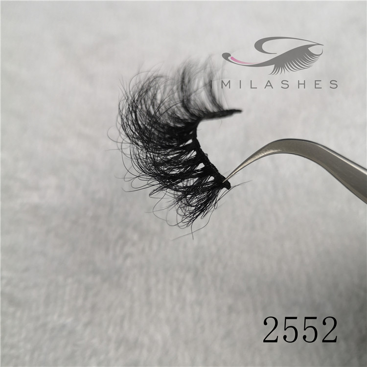 25mm feather 5D mink eyelashes wholesale 25mm feather lashes manufacturers A-52